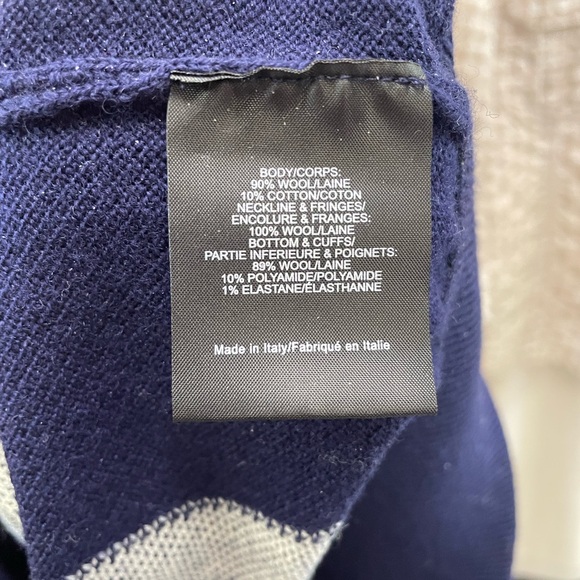 💙S Tory Burch Made in Italy Wool Blend Sweater - Picture 2 of 4